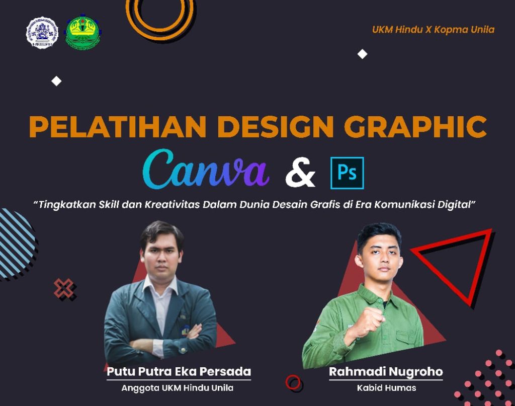 Guna Meningkatkan Skill dan Kreativitas dalam Desain Grafis, UKM Hindu Unila bersama KOPMA Unila Adakan Pelatihan