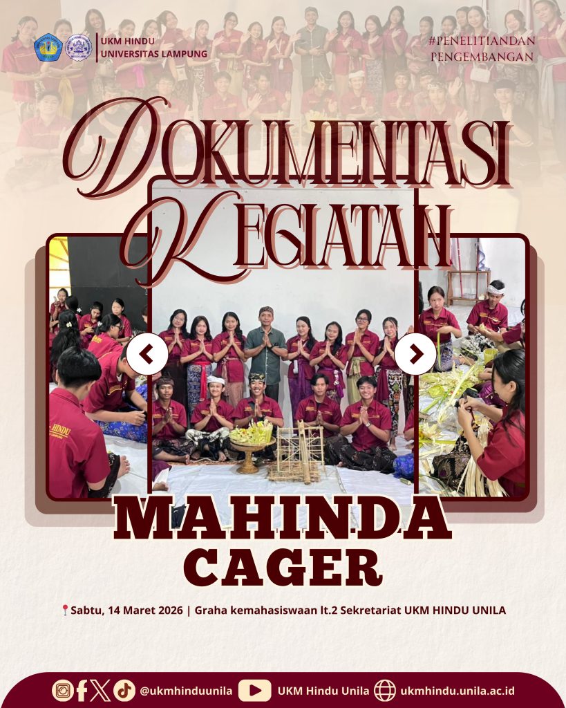 UKM Hindu UNILA Selenggarakan Mahinda Cager