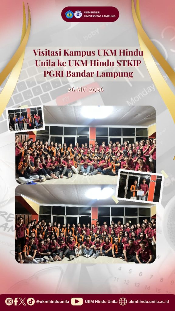 UKM Hindu Unila Laksanakan Visitasi dan Studi Banding ke UKM Hindu STKIP PGRI Bandar Lampung